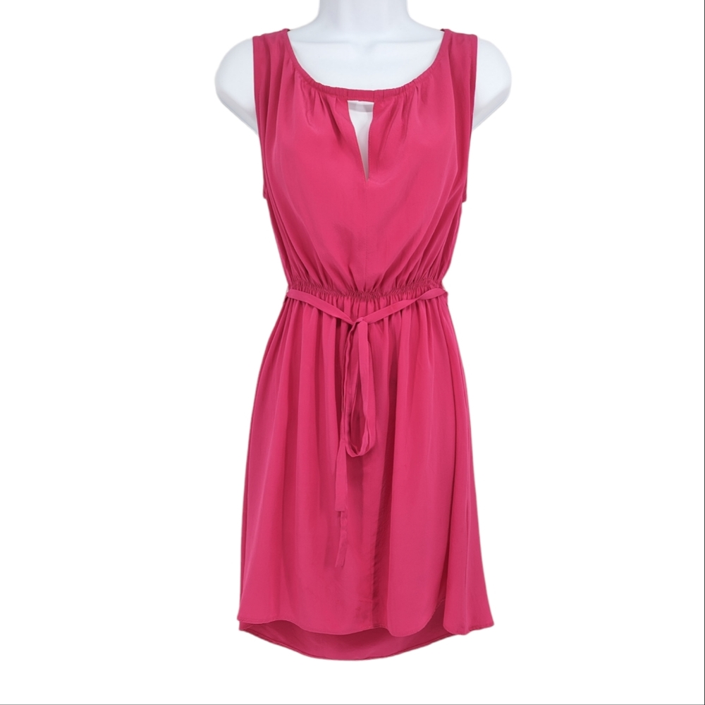 Sophia Reyes Silk A-Line Pink Dress Size Small